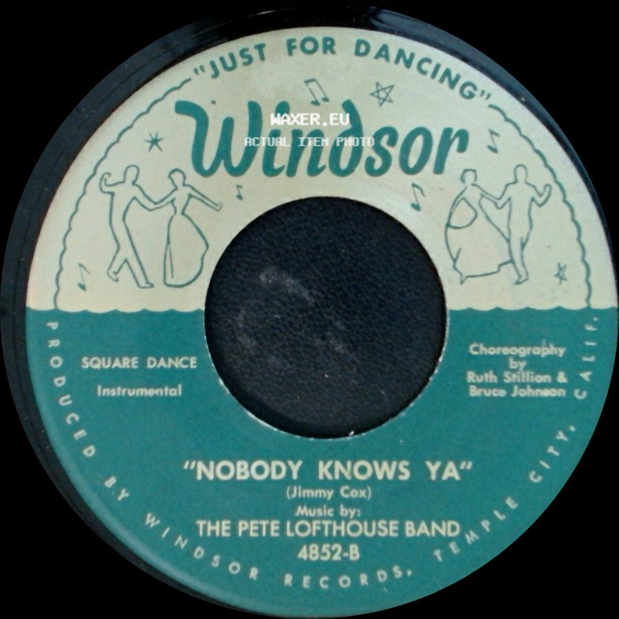 The Pete Lofthouse Band - Nobody Knows Ya / Nobody Knows Ya side A
