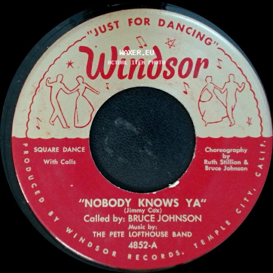 The Pete Lofthouse Band - Nobody Knows Ya / Nobody Knows Ya side B