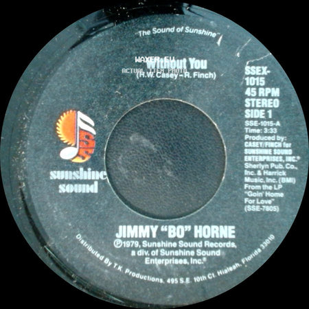 Jimmy "Bo" Horne - Without You / Goin' Home For Love side A