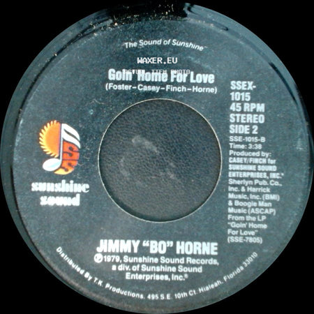 Jimmy "Bo" Horne - Without You / Goin' Home For Love side B