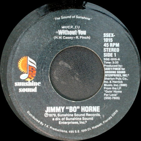 Jimmy "Bo" Horne - Without You / Goin' Home For Love side A