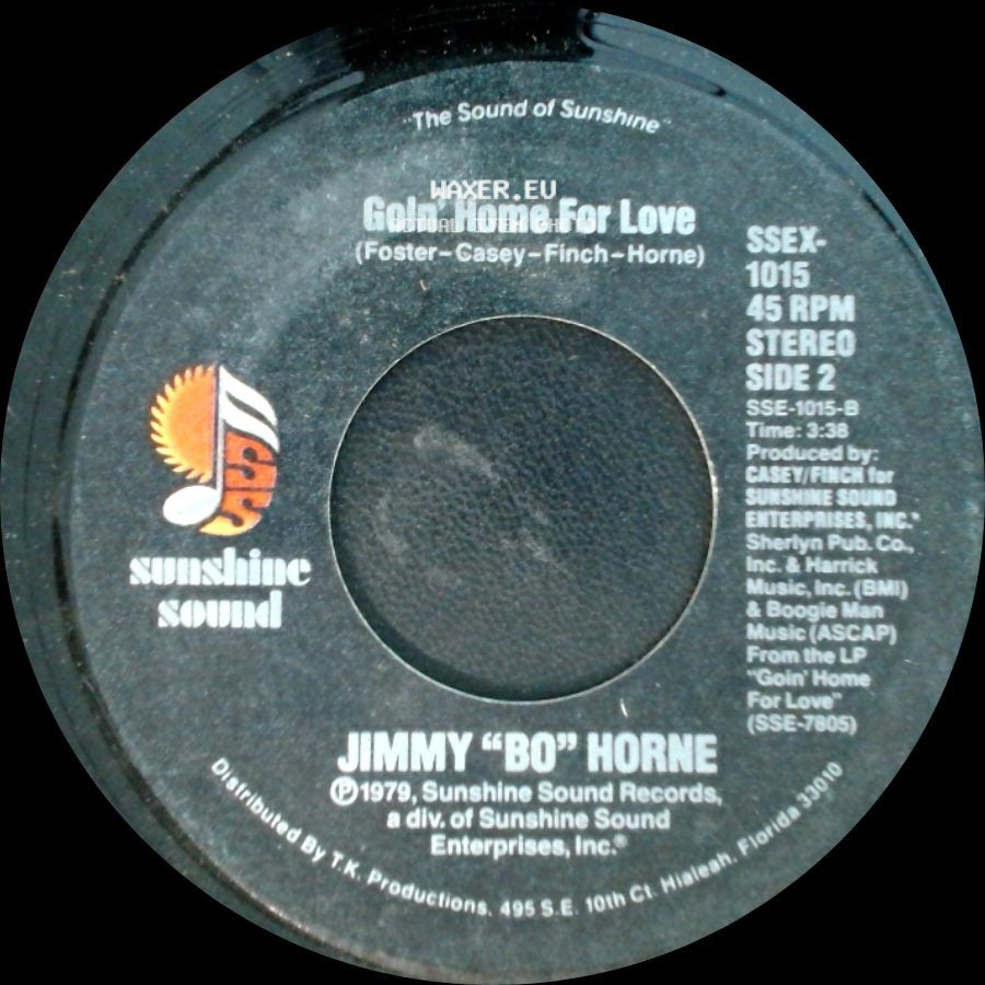 Jimmy "Bo" Horne - Without You / Goin' Home For Love side B