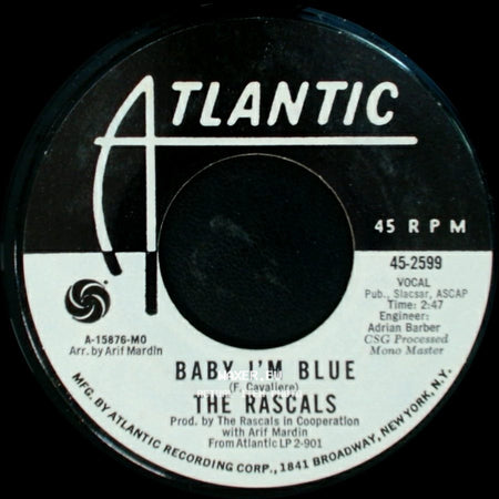 The Rascals - Baby I'm Blue / Heaven side A