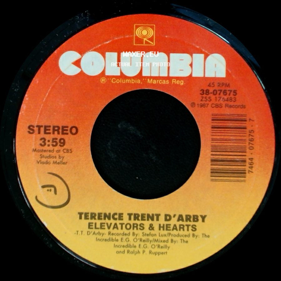 Terence Trent D'arby - Elevators & Hearts / Wishing Well side A