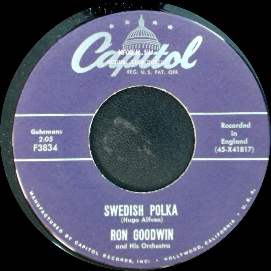 Ron Goodwin And His Orchestra - Swedish Polka / Lingering Lovers side A