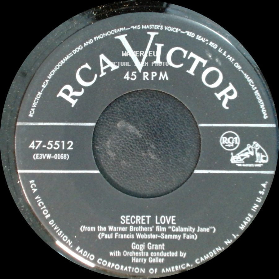 Gogi Grant - Secret Love / Ricochet side A