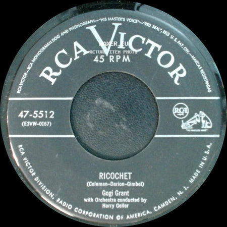 Gogi Grant - Secret Love / Ricochet side B