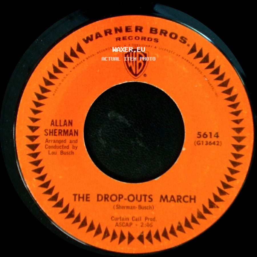 Allan Sherman - Crazy Downtown / The Drop-Outs March side B