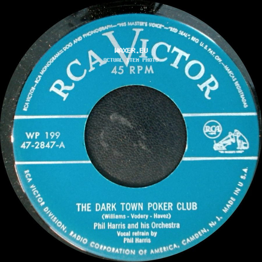 Phil Harris And His Orchestra - Sycamore / The Dark Town Poker Club side B