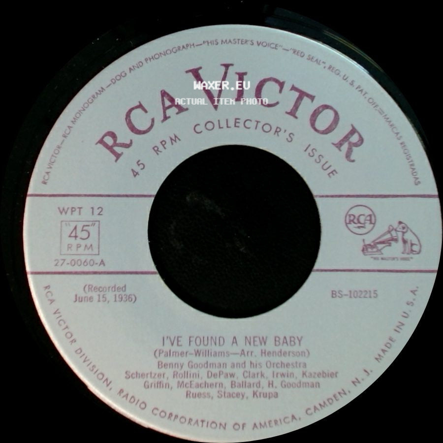 Benny Goodman And His Orchestra - Sometimes I'm Happy / I've Found A New Baby side B