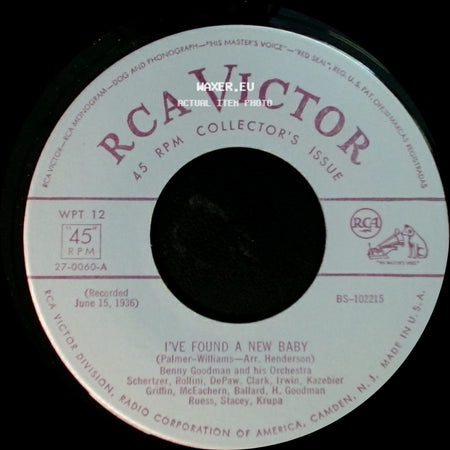 Benny Goodman And His Orchestra - Sometimes I'm Happy / I've Found A New Baby side B
