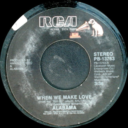 Alabama - Carolina Mountain Dewe / When We Make Love side B