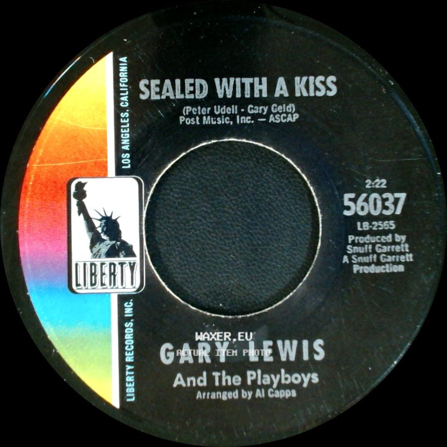 Gary Lewis And The Playboys - Sealed With A Kiss / Sara Jane side A