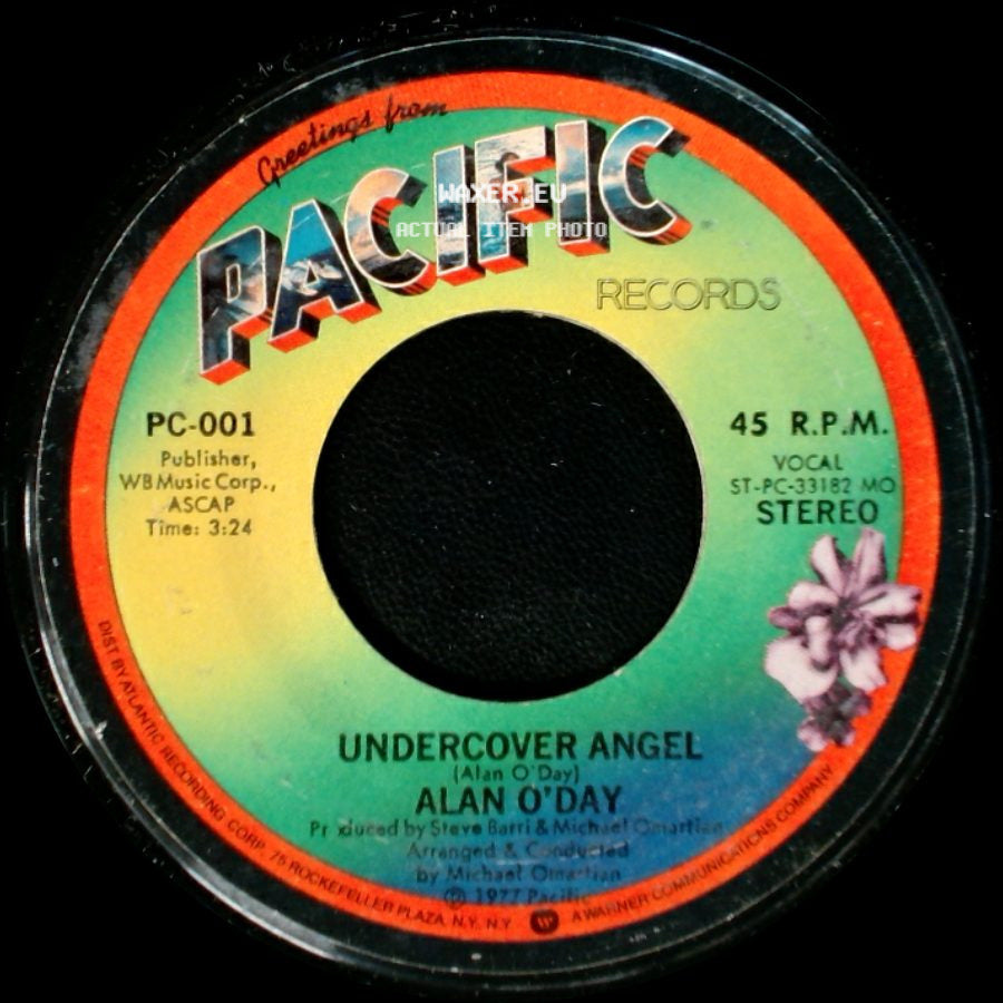 Alan O'day - Undercover Angel / Just You side A