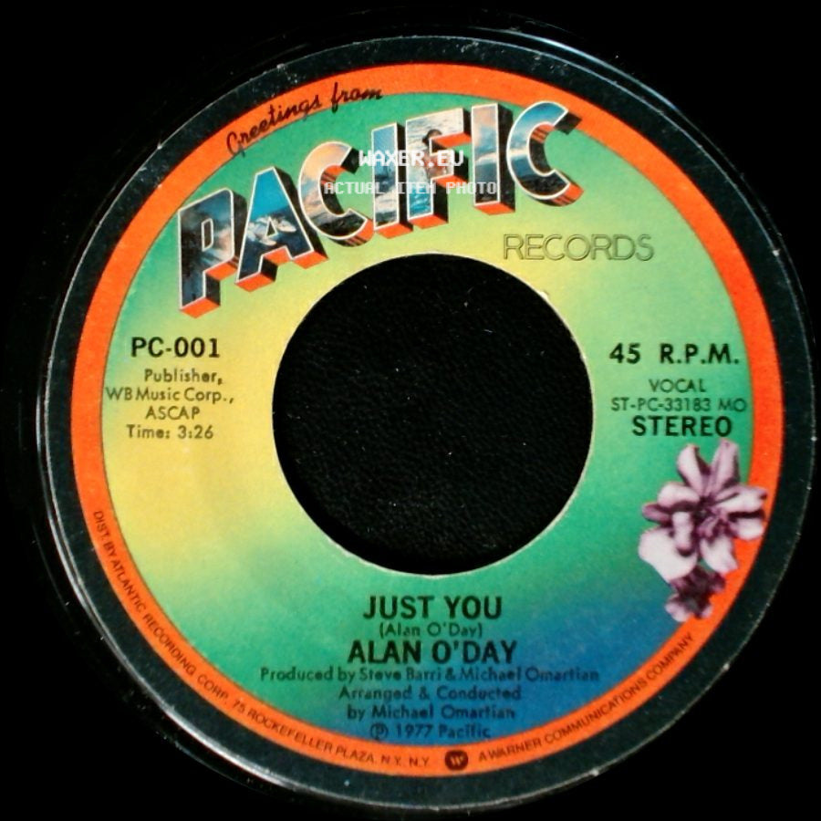 Alan O'day - Undercover Angel / Just You side B