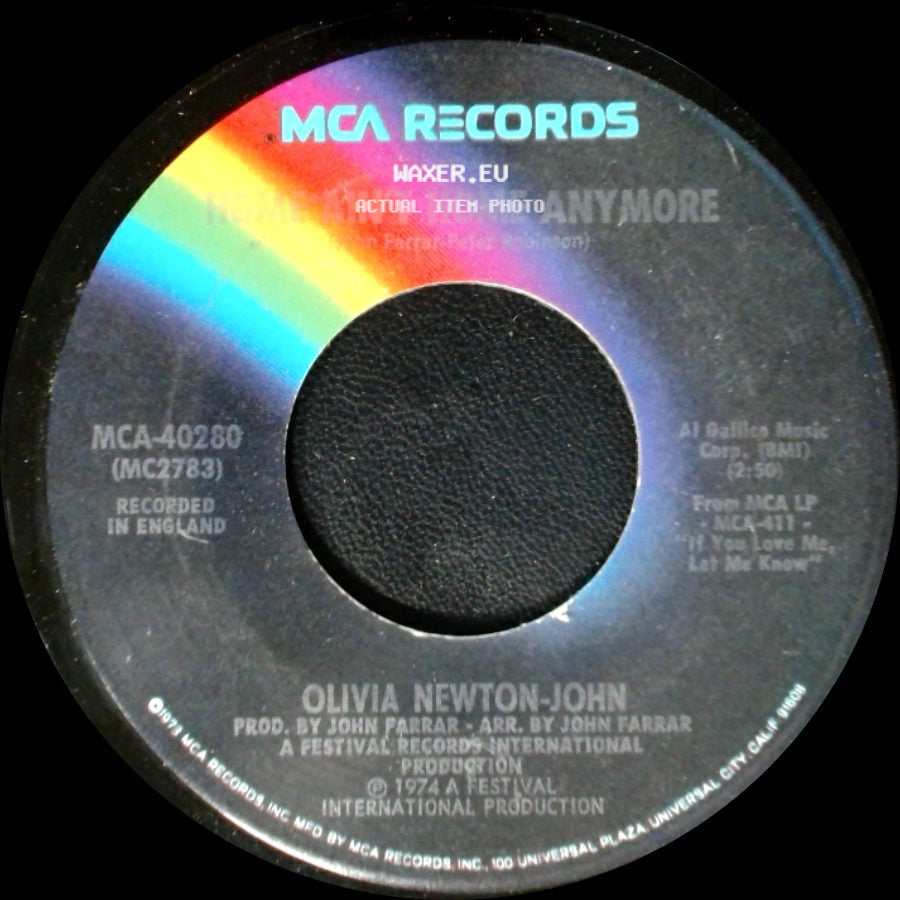 Olivia Newton-John - I Honestly Love You / I Honestly Love You / Please Don't Keep Me Waiting side B