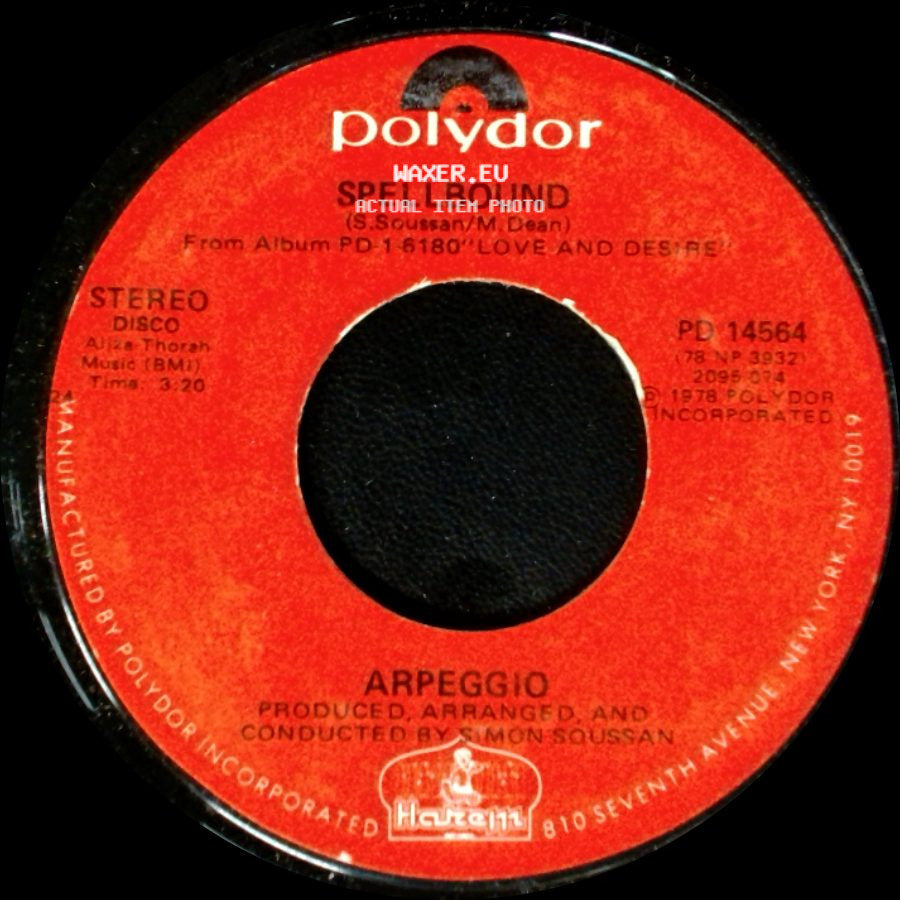 Arpeggio - Spellbound / Runaway side A