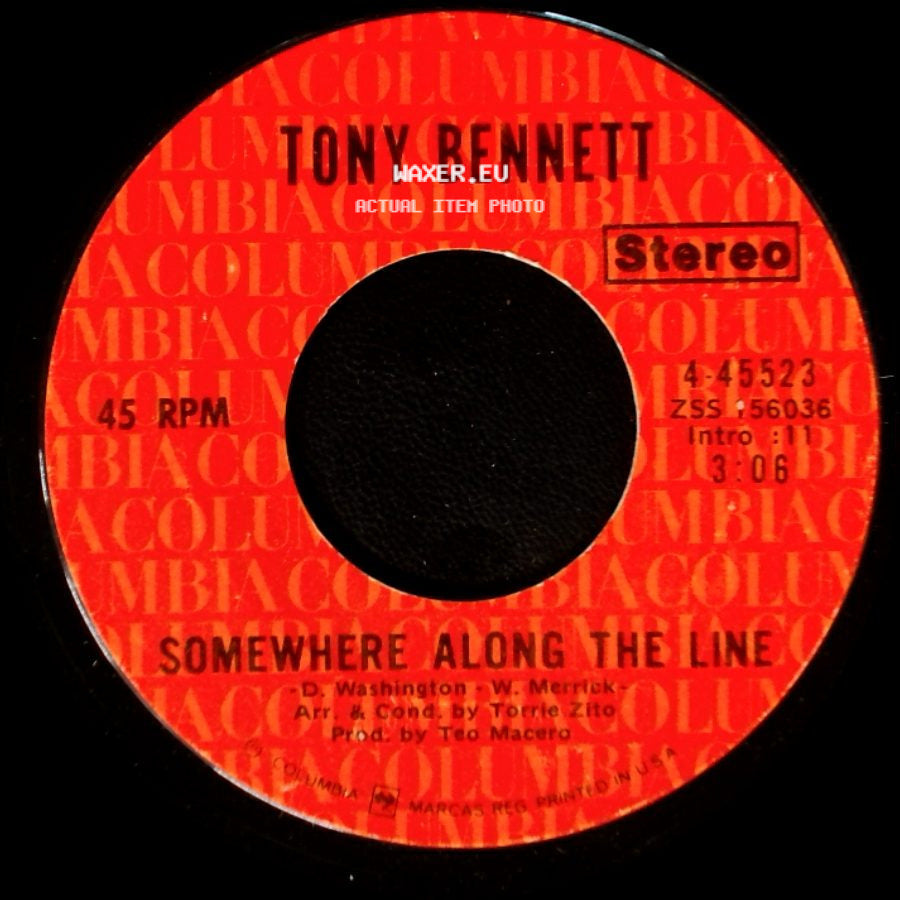 Tony Bennett - Somewhere Along The Line / The Summer Knows side A