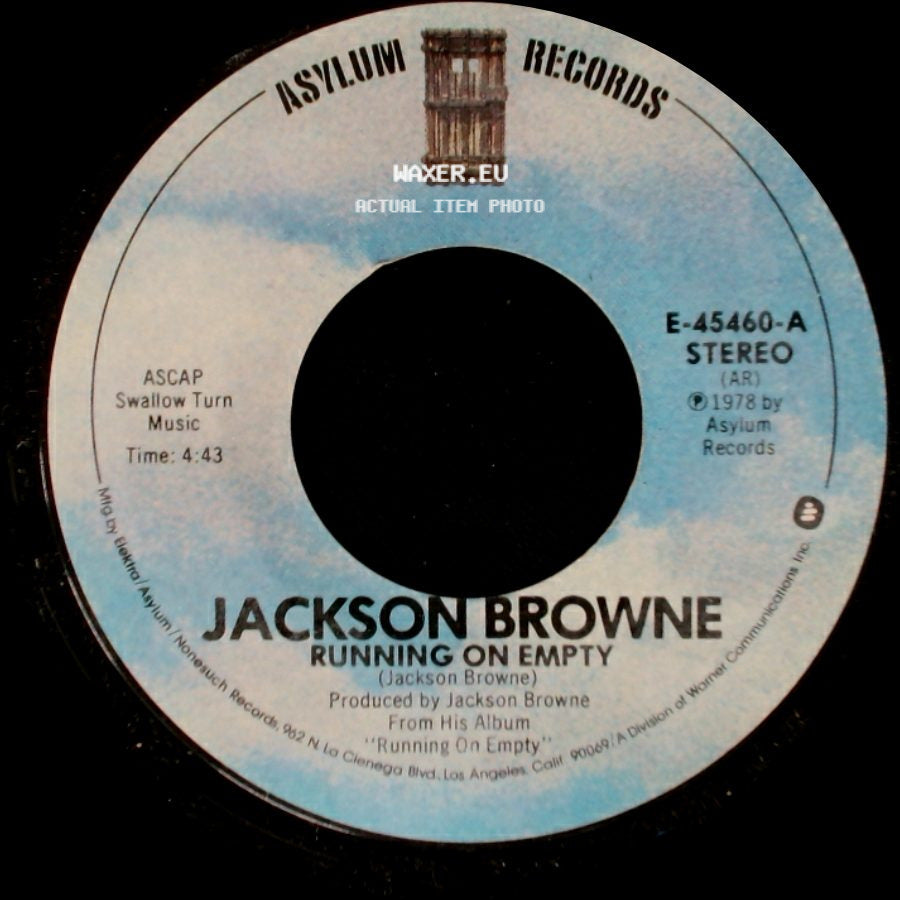 Jackson Browne - Running On Empty / Nothing But Time side A