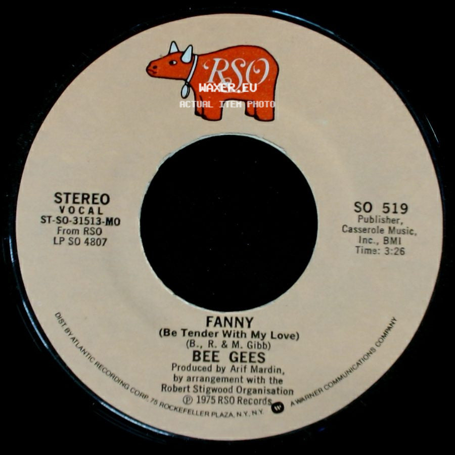 Bee Gees - Fanny (Be Tender With My Love) / Country Lanes side A