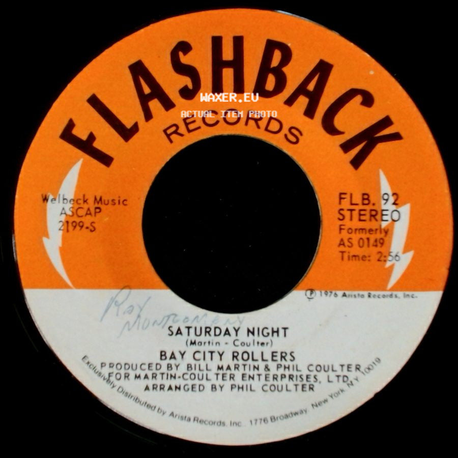 Bay City Rollers - Saturday Night / Money Honey side A