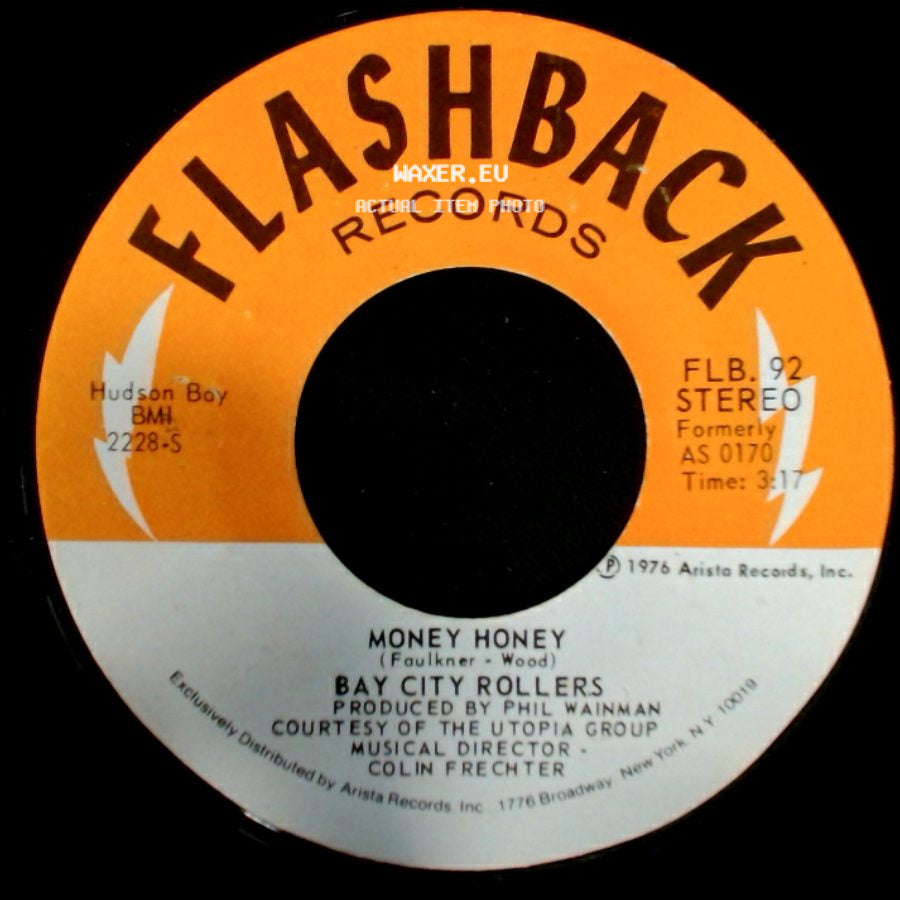 Bay City Rollers - Saturday Night / Money Honey side B