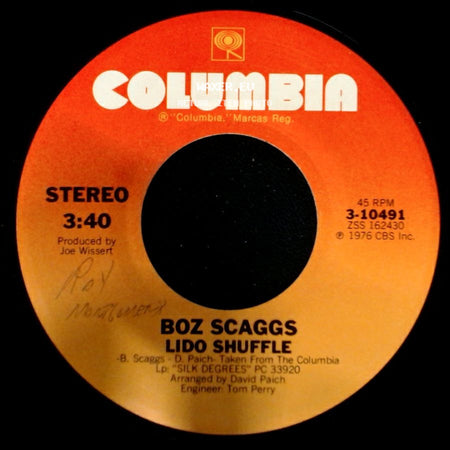 Boz Scaggs - Lido Shuffle / We're All Alone side A