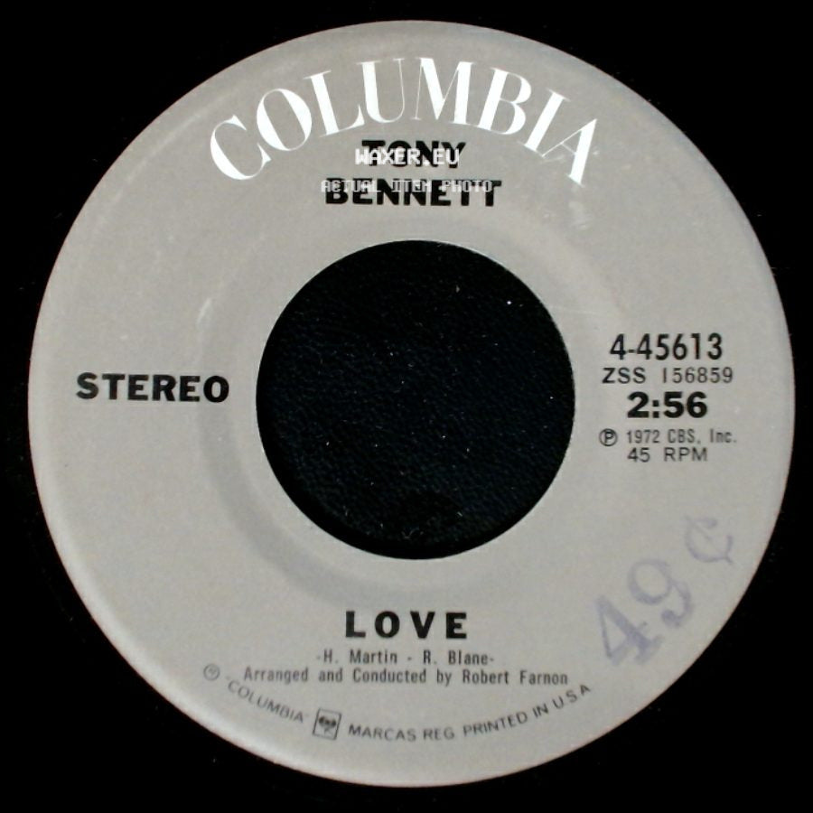 Tony Bennett - Maybe This Time / Love side B
