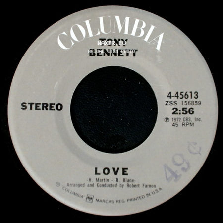 Tony Bennett - Maybe This Time / Love side B