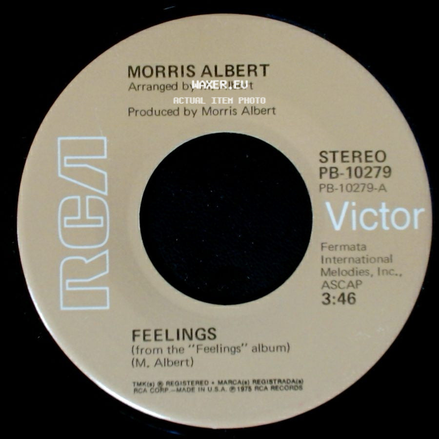 Morris Albert - Feelings / This World Today Is A Mess side A