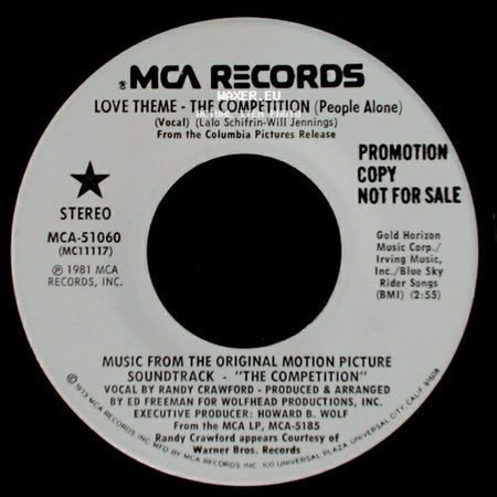 Lalo Schifrin - Love Theme - The Competition (Instrumental) / Love Theme - The Competition (People Alone) side B