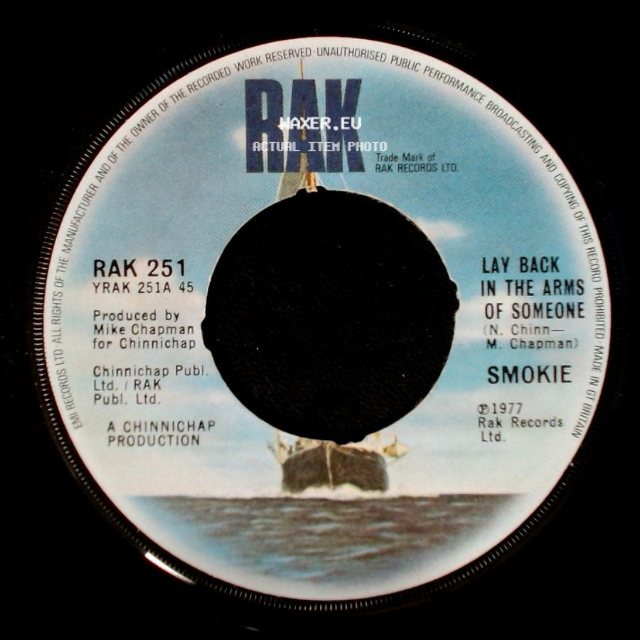 Smokie - Lay Back In The Arms Of Someone / Here Lies A Man side A