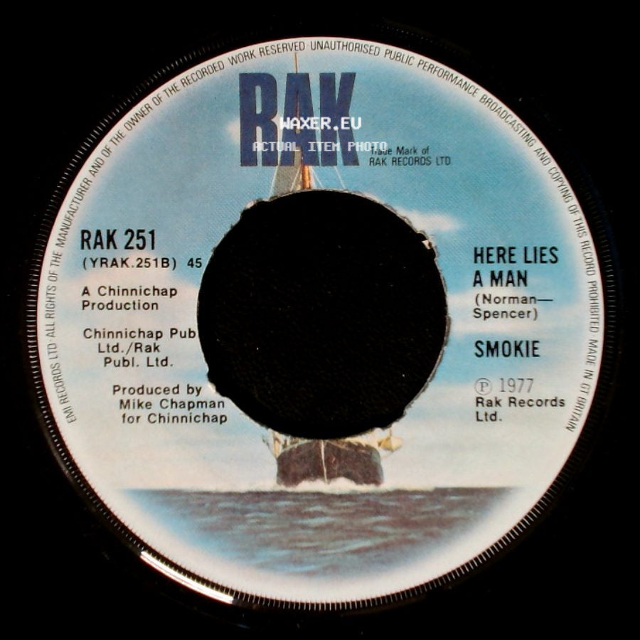 Smokie - Lay Back In The Arms Of Someone / Here Lies A Man side B