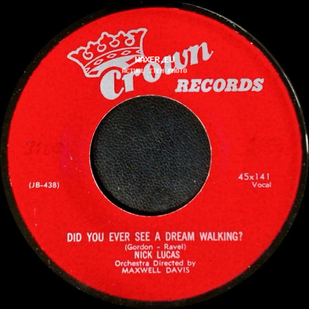 Nick Lucas - Looking At The World Through Rose Colored Glasses / Did You Ever See A Dream Walking? side B