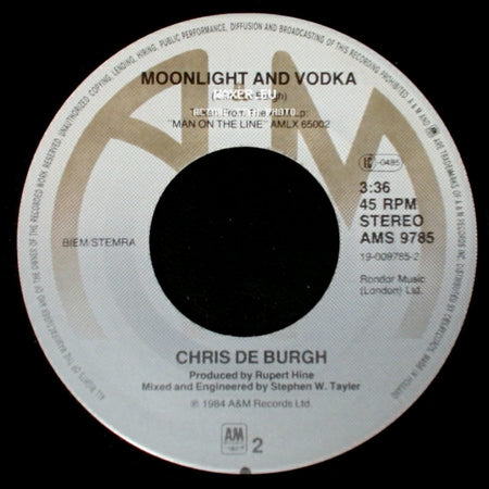 Chris De Burgh - Moonlight And Vodka / I Love The Night side A