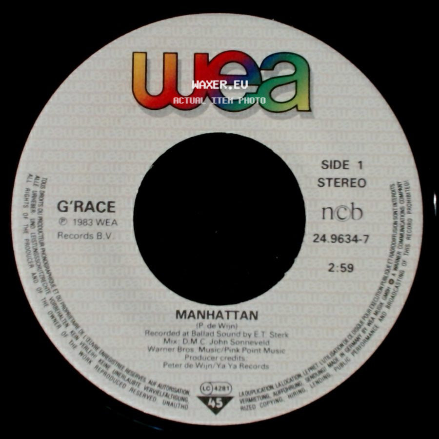 G'race - Manhattan / Manhattan Part Ii side A