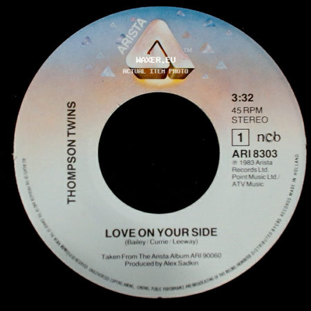 Thompson Twins - Love On Your Back / Love On Your Side side B