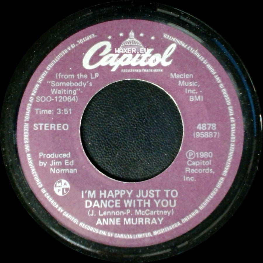 Anne Murray - What's Forever For / I'm Happy Just To Dance With You side B