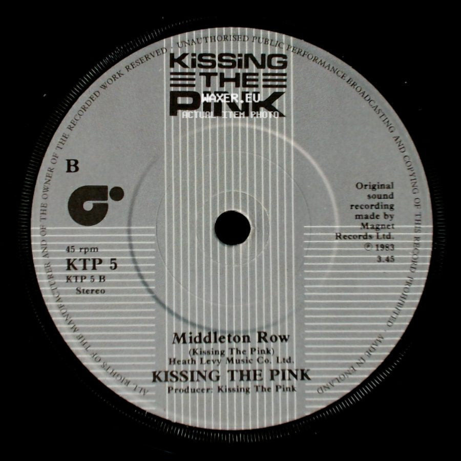 Kissing The Pink - Middleton Row / Maybe This Day side A