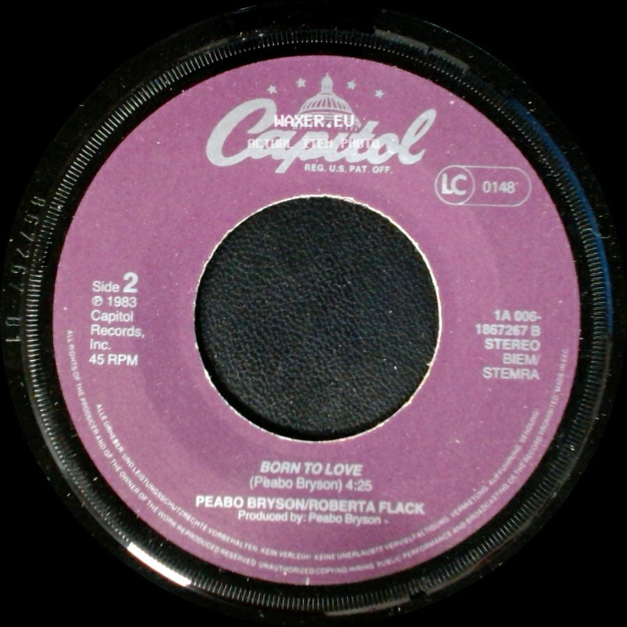 Peabo Bryson/Roberta Flack - Tonight I Celebrate My Love / Born To Love side B