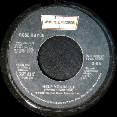 Rose Royce - Funkin' Around / Help Yourself side B