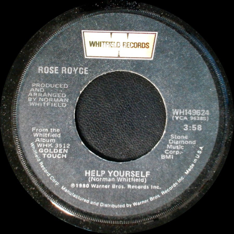 Rose Royce - Funkin' Around / Help Yourself side B