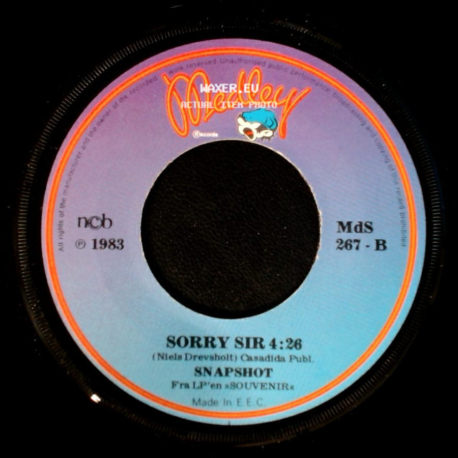 Snapshot - Souvenir / Sorry Sir side B
