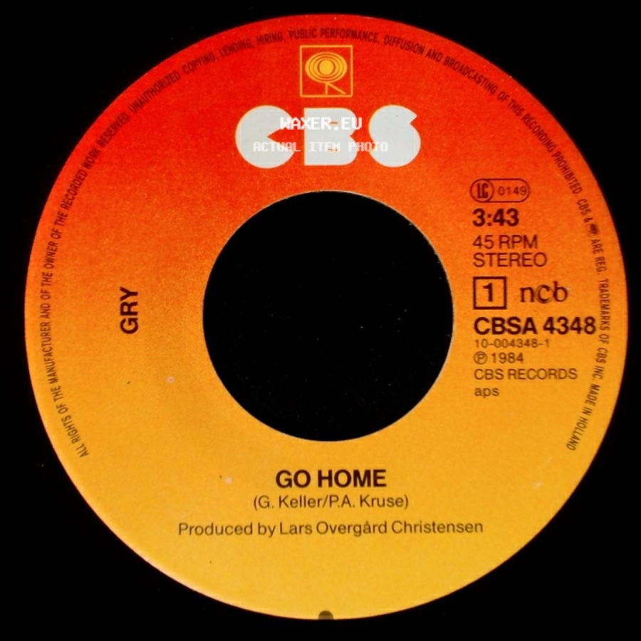Gry - Go Home / Colder Than Ice side A