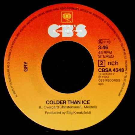 Gry - Go Home / Colder Than Ice side B