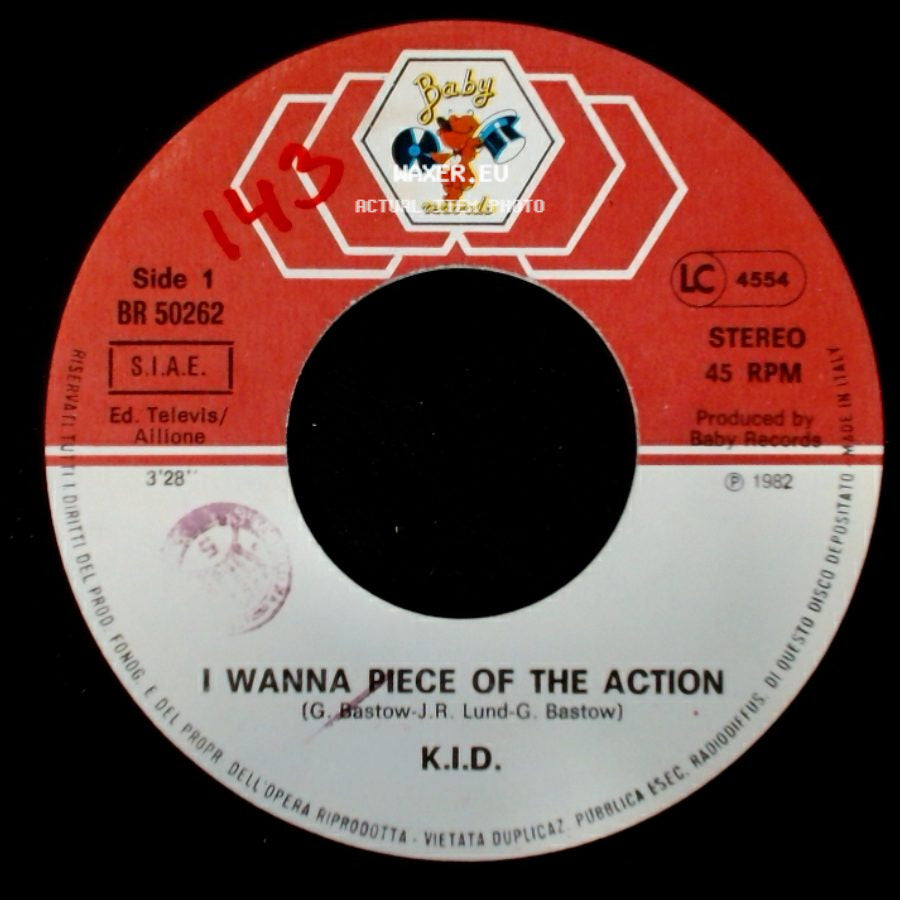 K.I.D. - I Wanna Piece Of The Action / The Shoop Song side A