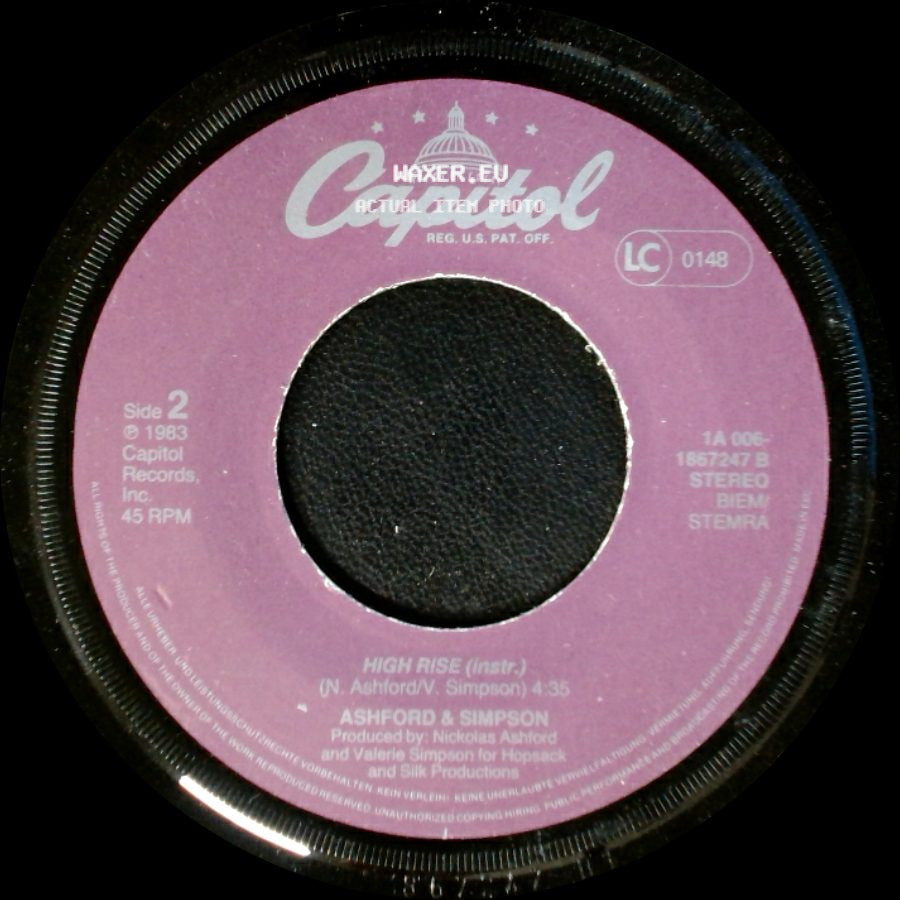 Ashford & Simpson - High Rise / High Rise (Instr.) side B