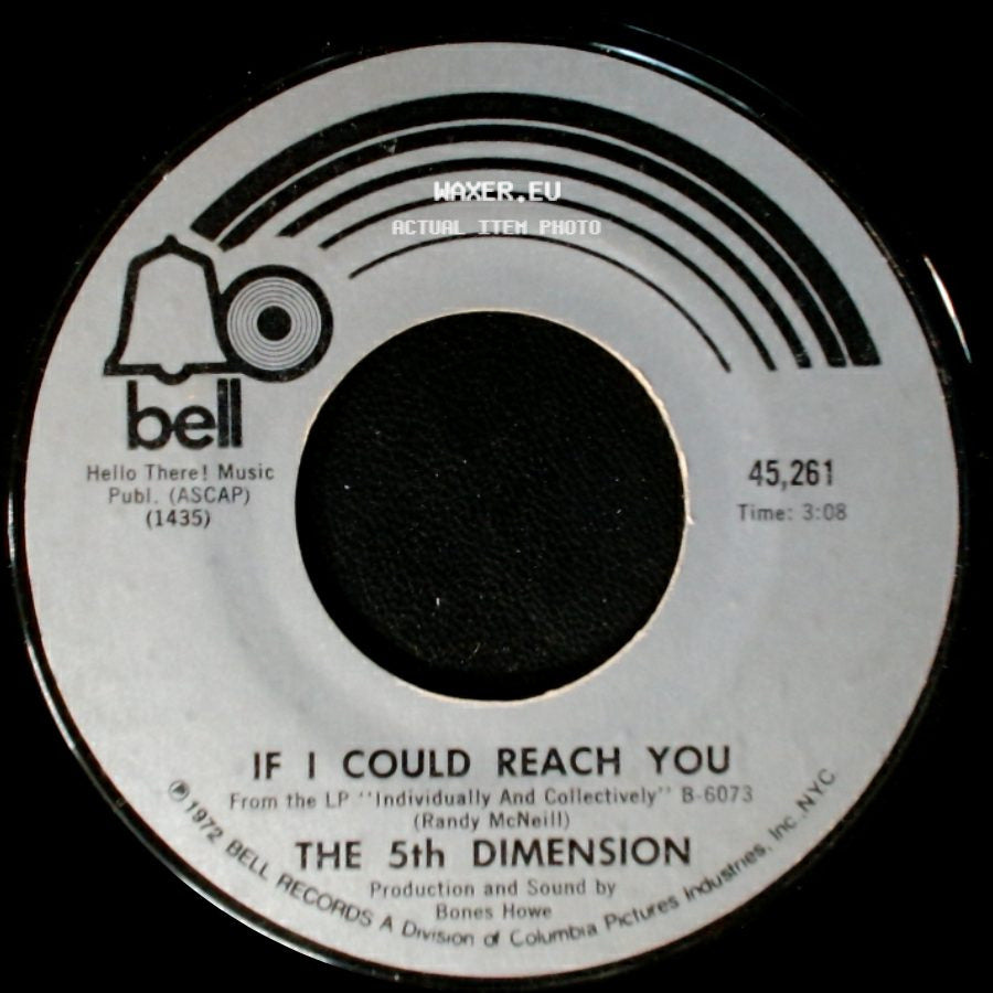 The 5Th Dimension - Tomorrow Belongs To The Children / If I Could Reach You side B