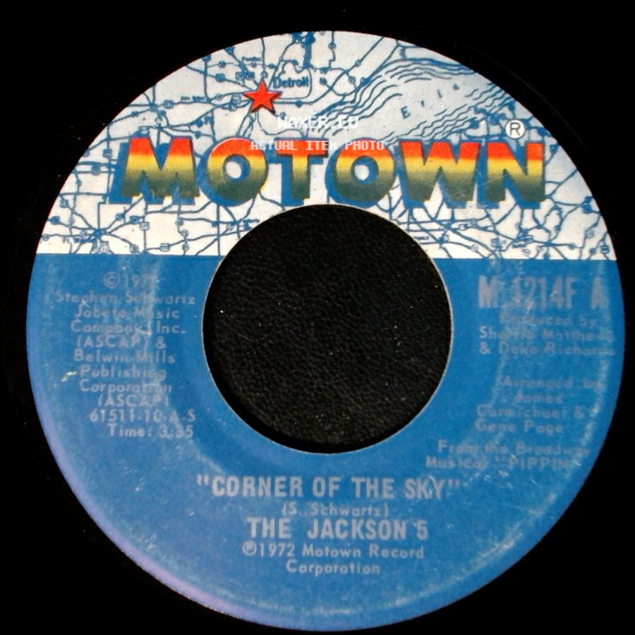 The Jackson 5 - To Know / Corner Of The Sky side B