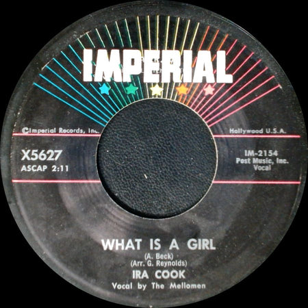 Ira Cook - What Is A Girl / What Is A Boy side A